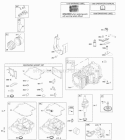 Camshaft Crankshaft Cylinder Engine Sump Gasket Set - Engine OperatorS Manual Piston Rings Connecting Rod Warning Label Diagram and Parts List for 31C707-3005-G5  Briggs and Stratton Engine